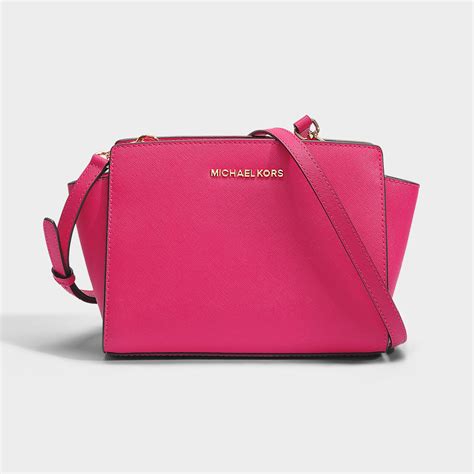 michael kors selma medium messenger pink|Michael Kors selma medium satchel.